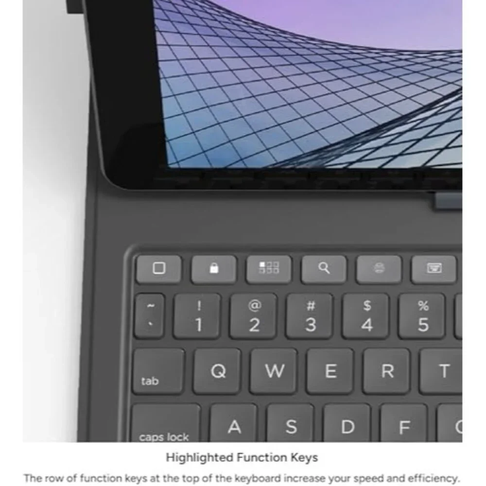 Zagg Messenger Folio 2 For iPad/iPad Air Bluetooth Keyboard Case - Black